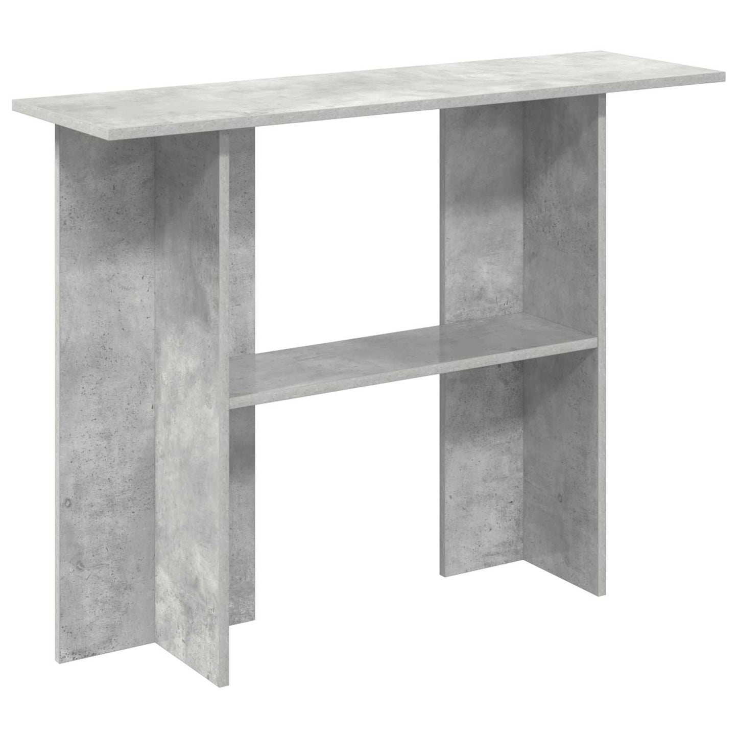 vidaXL Console Table Concrete Grey 100 x 30 x 75 cm Engineered Wood