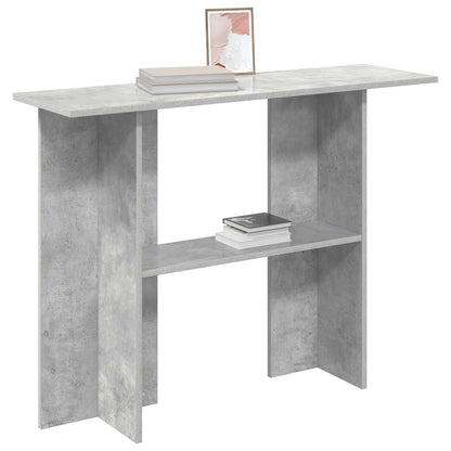 vidaXL Console Table Concrete Grey 100 x 30 x 75 cm Engineered Wood