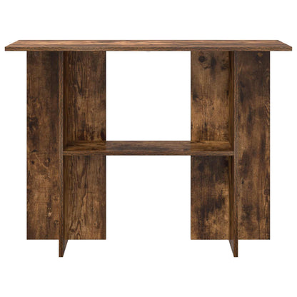 vidaXL Console Table Smoked Oak 100 x 30 x 75 cm Engineered Wood