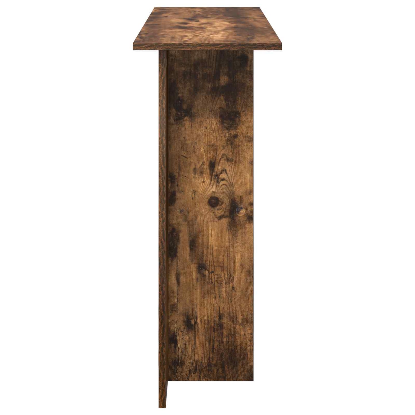 vidaXL Console Table Smoked Oak 100 x 30 x 75 cm Engineered Wood