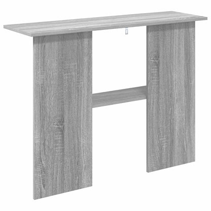 vidaXL Console Table Grey Sonoma 100 x 30 x 75 cm Engineered Wood