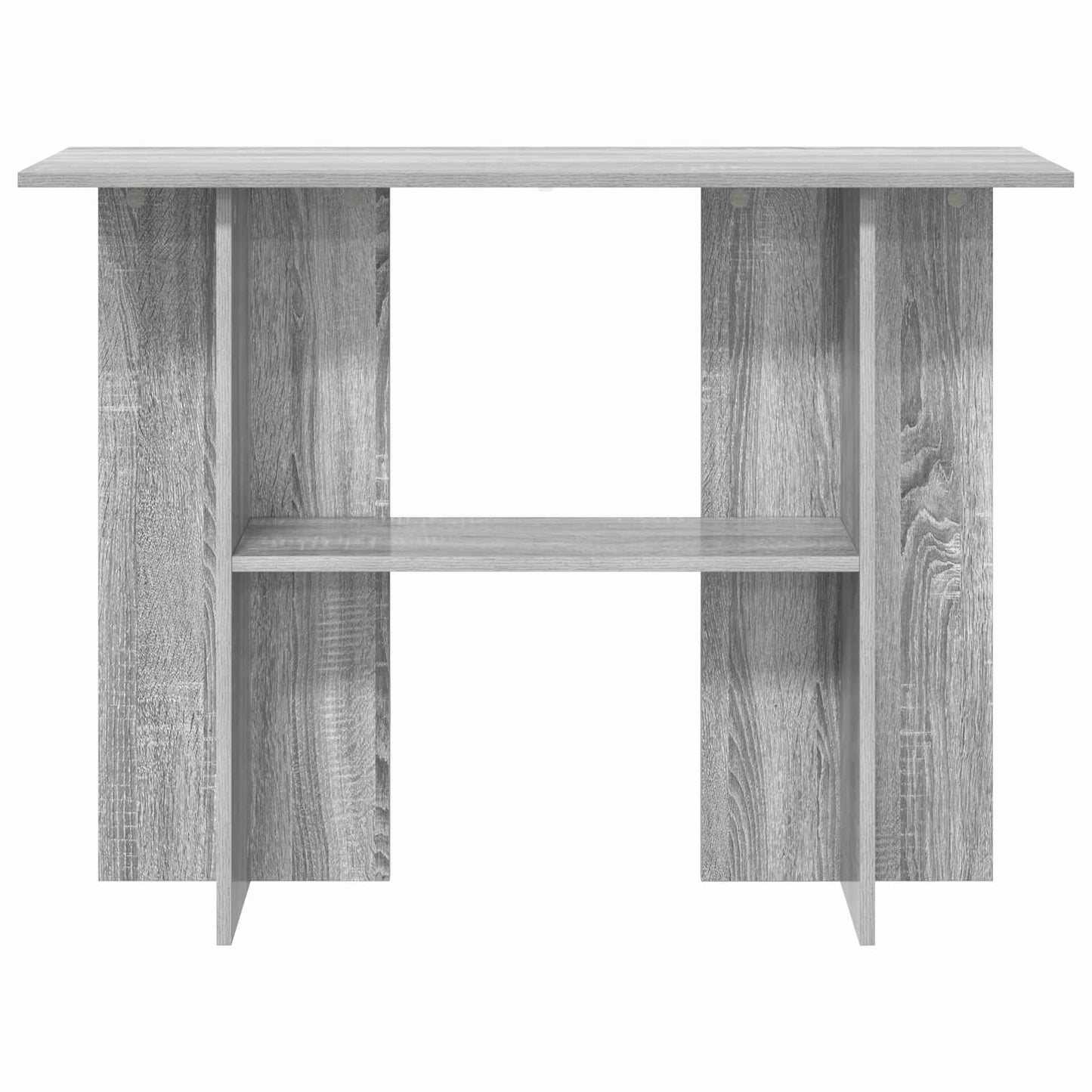vidaXL Console Table Grey Sonoma 100 x 30 x 75 cm Engineered Wood