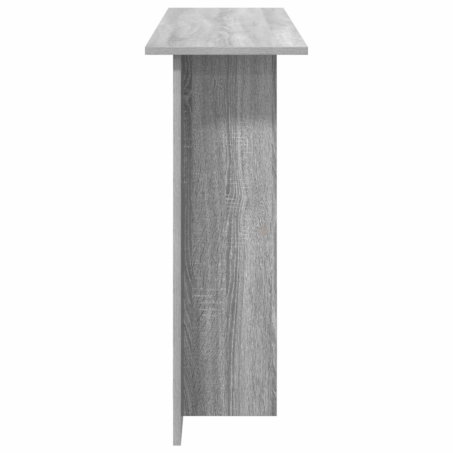 vidaXL Console Table Grey Sonoma 100 x 30 x 75 cm Engineered Wood