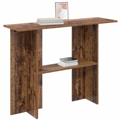 vidaXL Console Table Old Wood 100 x 30 x 75 cm Engineered Wood
