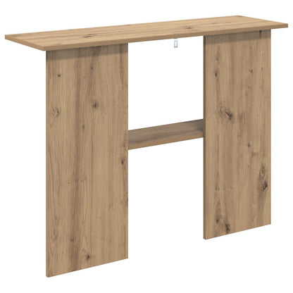 vidaXL Console Table Artisan Oak 100 x 30 x 75 cm Engineered Wood