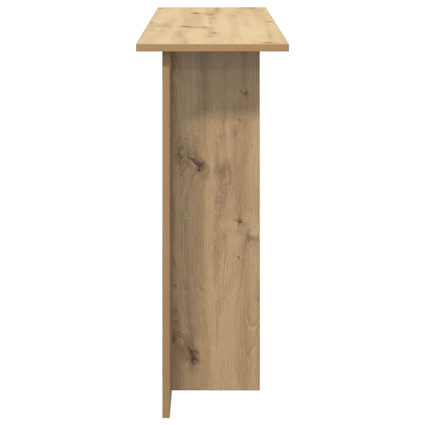 vidaXL Console Table Artisan Oak 100 x 30 x 75 cm Engineered Wood
