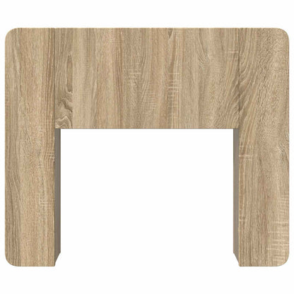 vidaXL Headboard Cabinet with Storage Sonoma Oak Engineered Wood