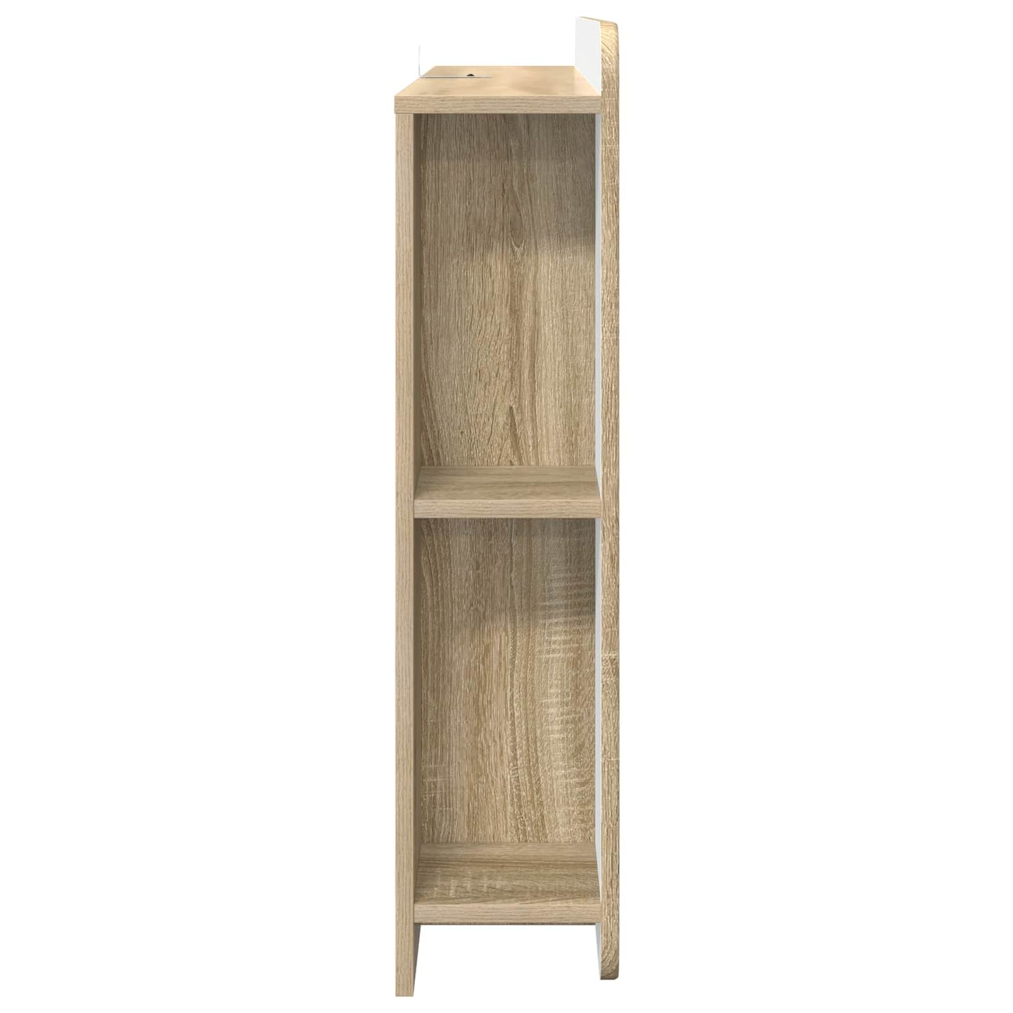 vidaXL Headboard Cabinet with Storage Sonoma Oak Engineered Wood