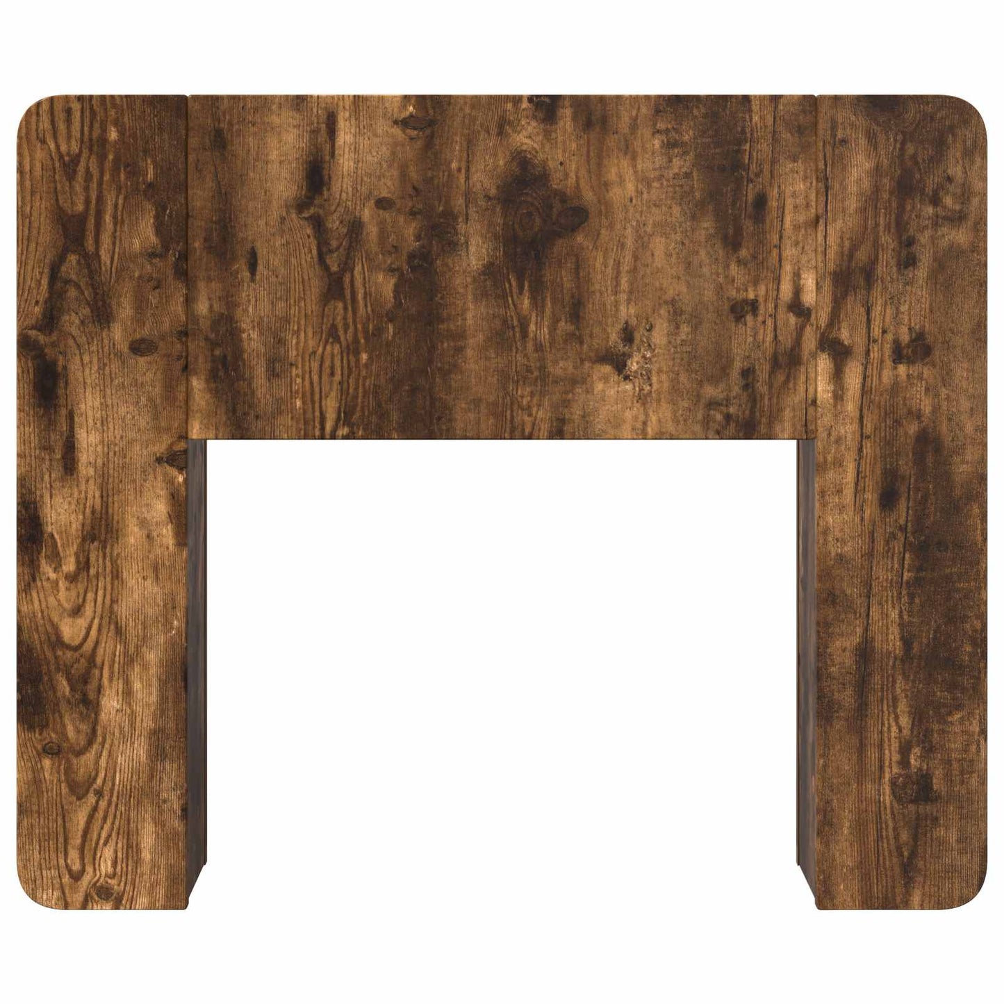 vidaXL Headboard Cabinet with Storage Smoked Oak Engineered Wood