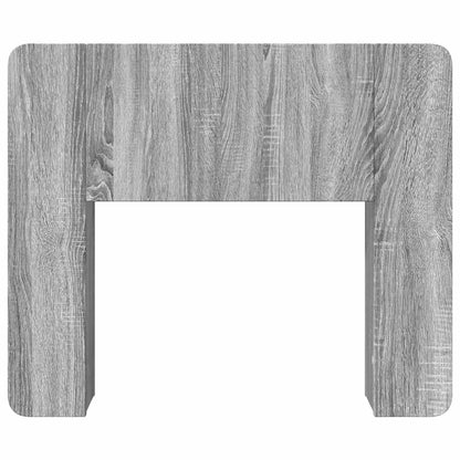 vidaXL Headboard Cabinet with Storage Grey Sonoma Engineered Wood
