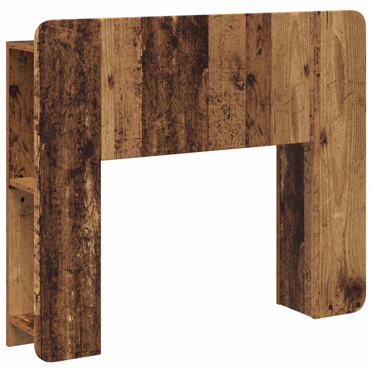 vidaXL Headboard Cabinet with Storage Old Wood Engineered Wood