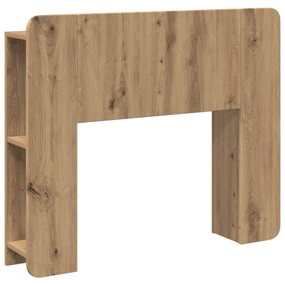 vidaXL Headboard Cabinet Artisan Oak 80 cm Engineered Wood