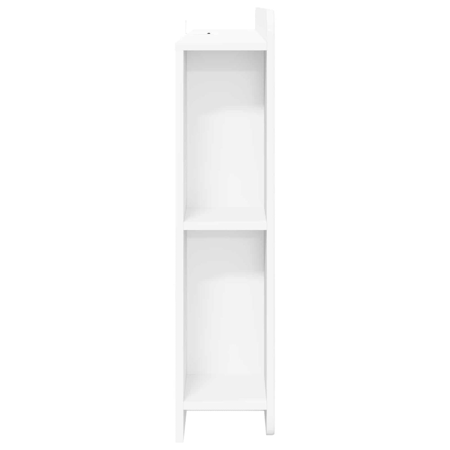 vidaXL Headboard Cabinet with Storage White Engineered Wood