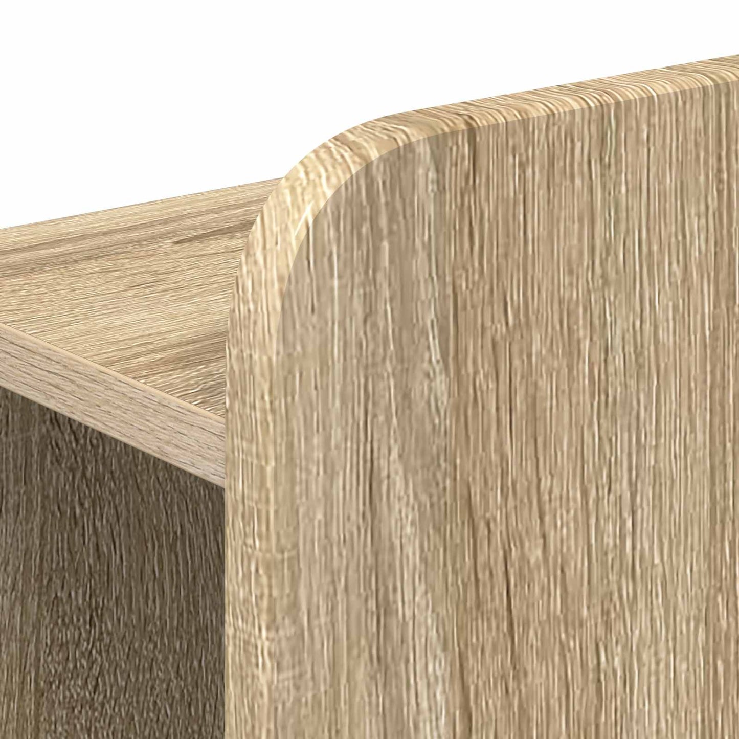 vidaXL Headboard Cabinet with Storage Sonoma Oak Engineered Wood