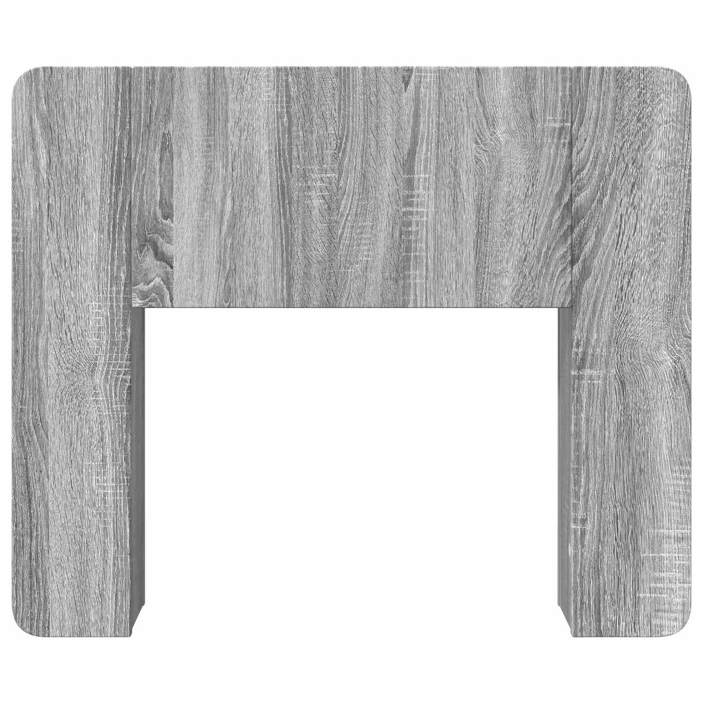 vidaXL Headboard Cabinet with Storage Grey Sonoma Engineered Wood