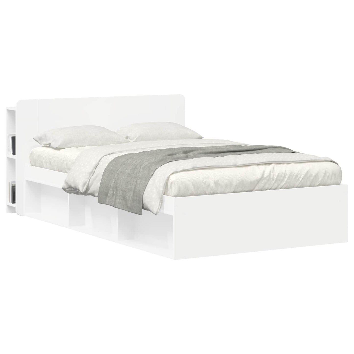 vidaXL Headboard Cabinet White 135 x 18.5 x 80 cm Engineered Wood