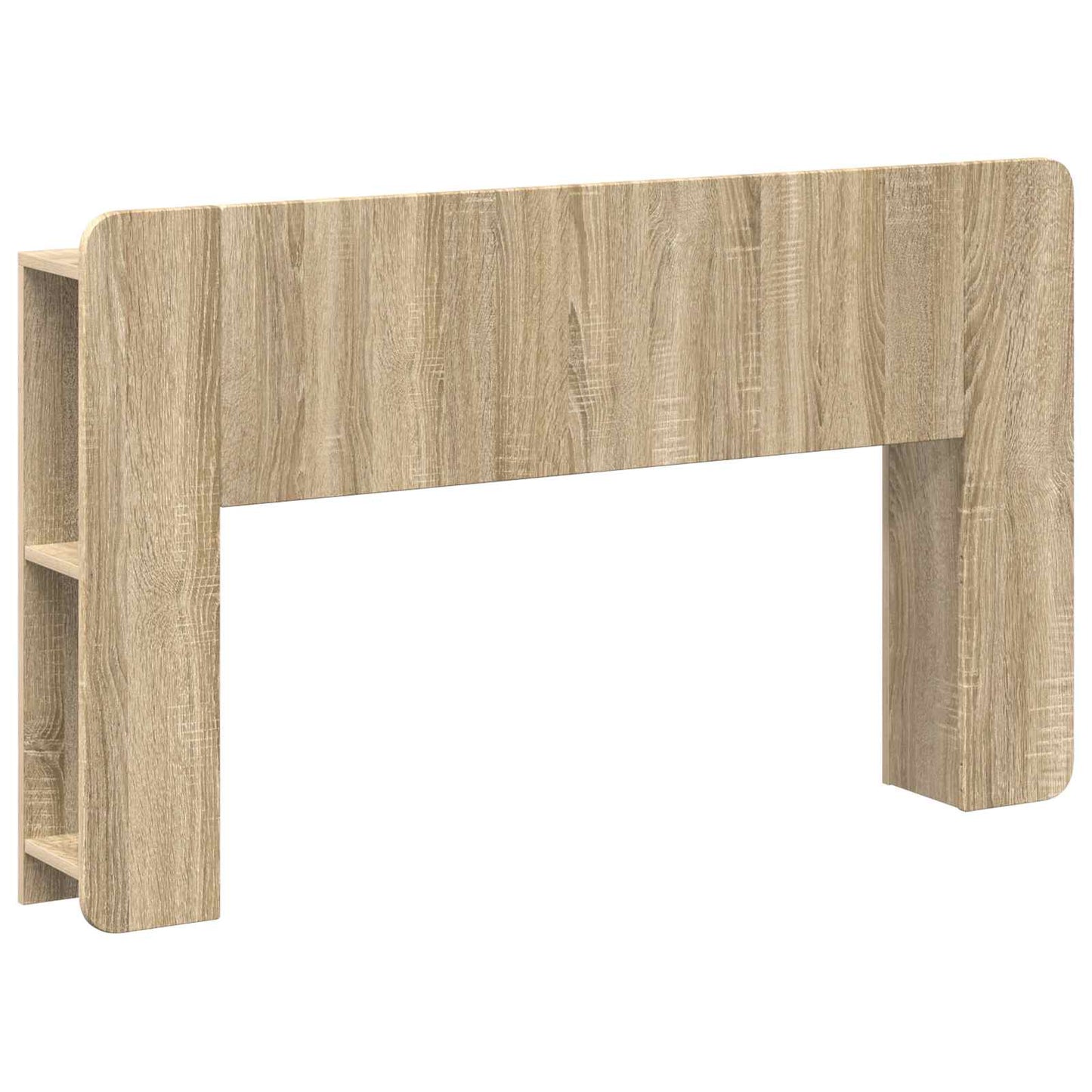 vidaXL Headboard Cabinet with Storage Sonoma Engineered Wood