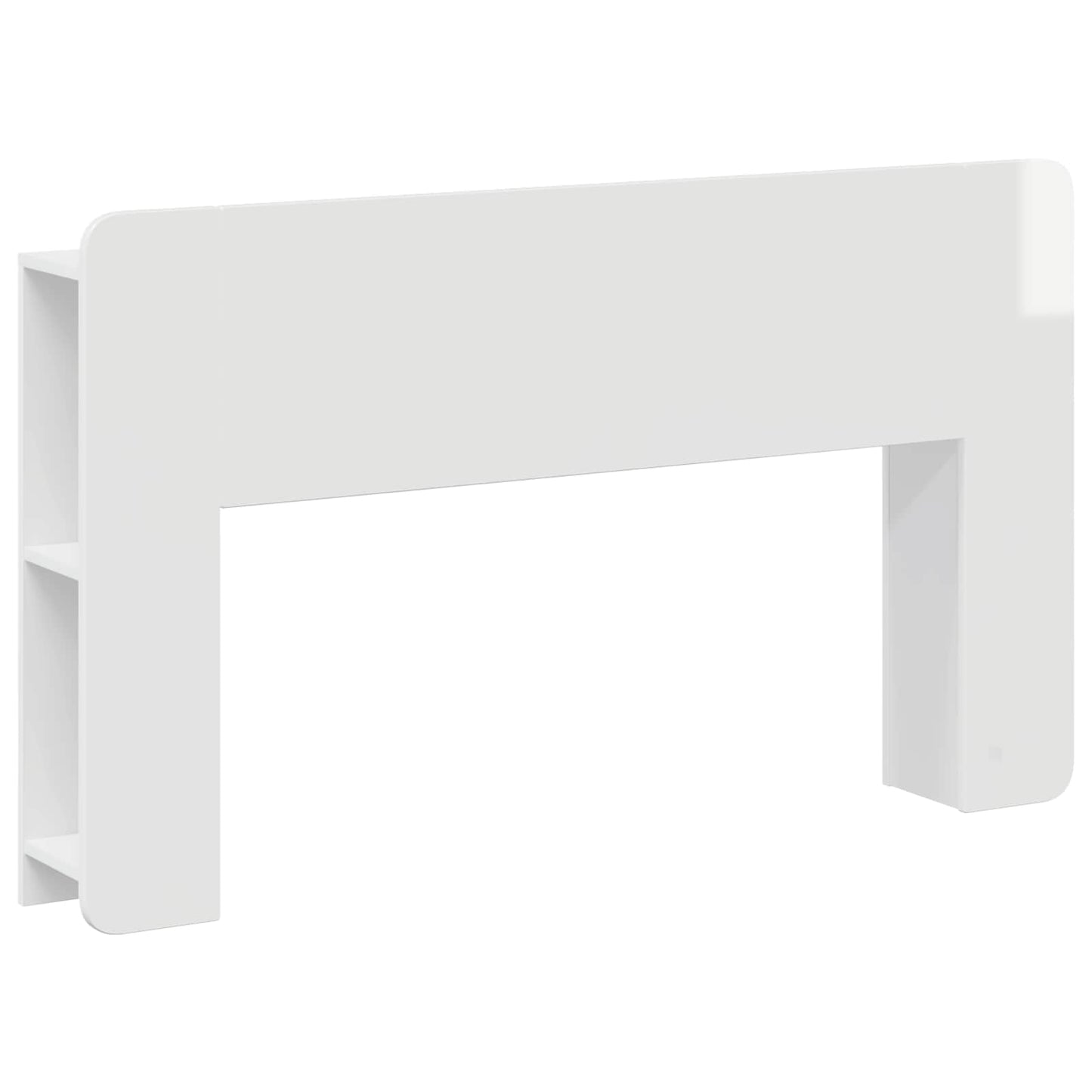vidaXL Headboard Cabinet with Storage White Engineered Wood