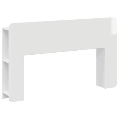 vidaXL Headboard Cabinet with Storage White Engineered Wood