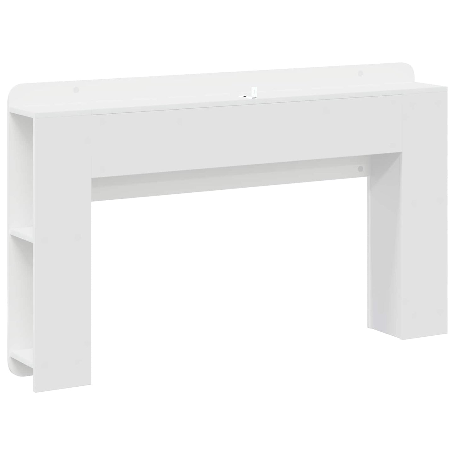 vidaXL Headboard Cabinet with Storage White Engineered Wood