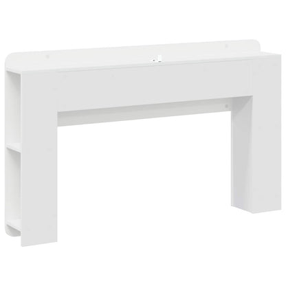 vidaXL Headboard Cabinet with Storage White Engineered Wood