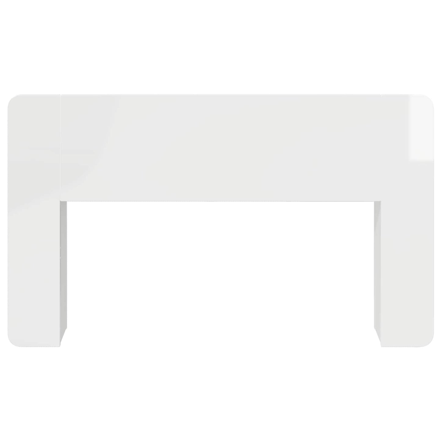 vidaXL Headboard Cabinet with Storage White Engineered Wood