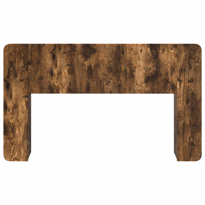 vidaXL Headboard Cabinet with Storage Smoked Oak Engineered Wood