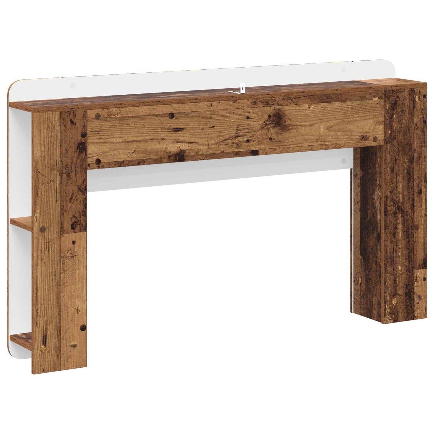 vidaXL Headboard Cabinet with Storage Old Wood Engineered Wood