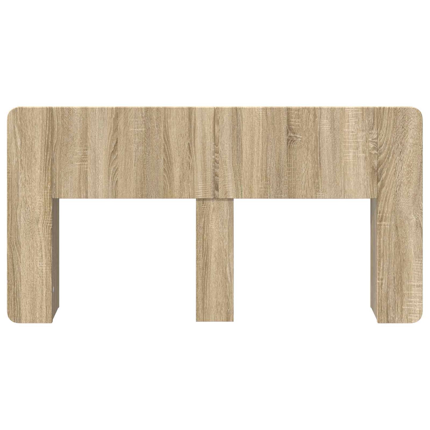 vidaXL Headboard Cabinet with Storage Sonoma Oak Engineered Wood