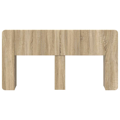 vidaXL Headboard Cabinet with Storage Sonoma Oak Engineered Wood