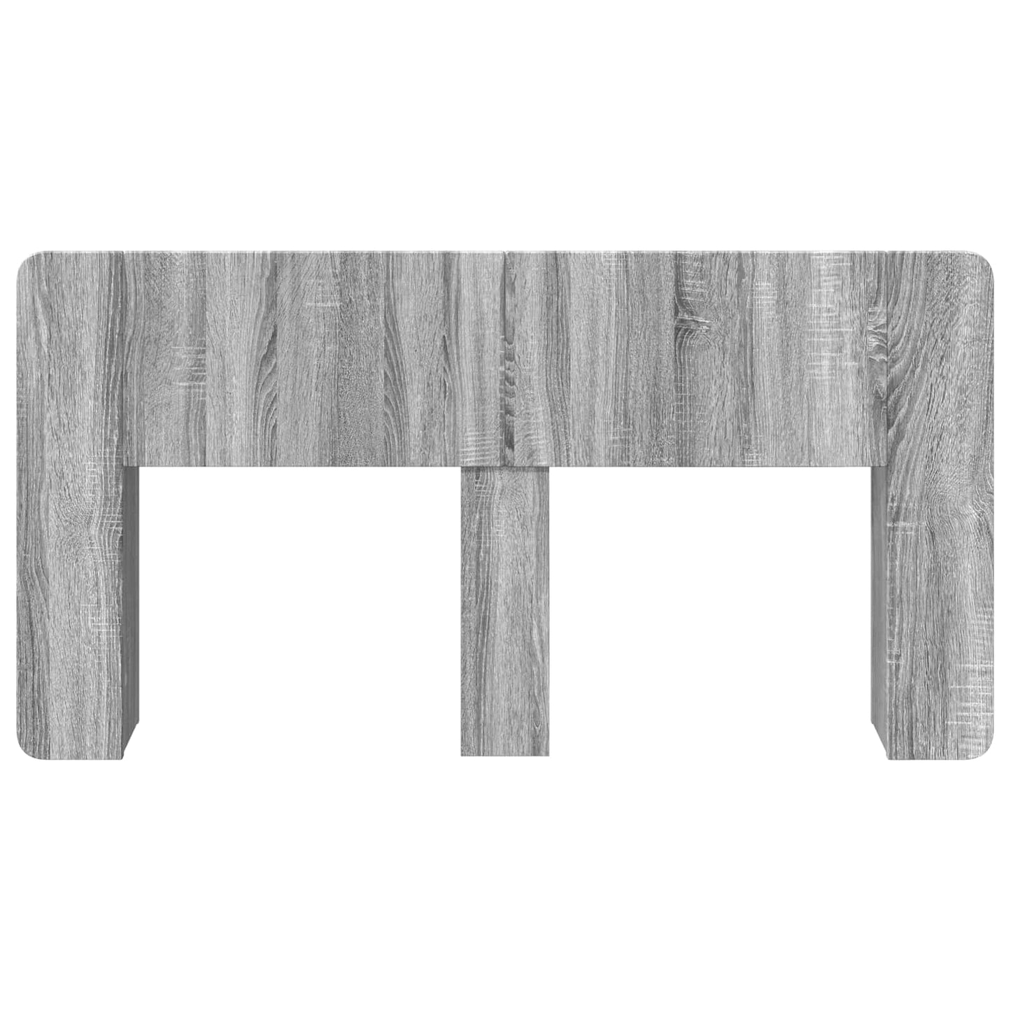 vidaXL Headboard Cabinet with Storage Grey Sonoma Engineered Wood