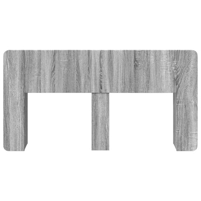 vidaXL Headboard Cabinet with Storage Grey Sonoma Engineered Wood