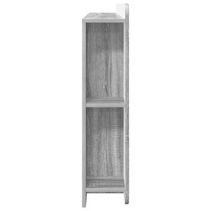 vidaXL Headboard Cabinet with Storage Grey Sonoma Engineered Wood