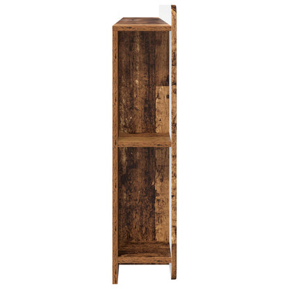 vidaXL Headboard Cabinet with Storage Old Wood Engineered Wood