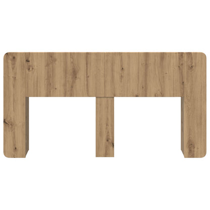 vidaXL Headboard Cabinet Artisan Oak 140 cm Engineered Wood