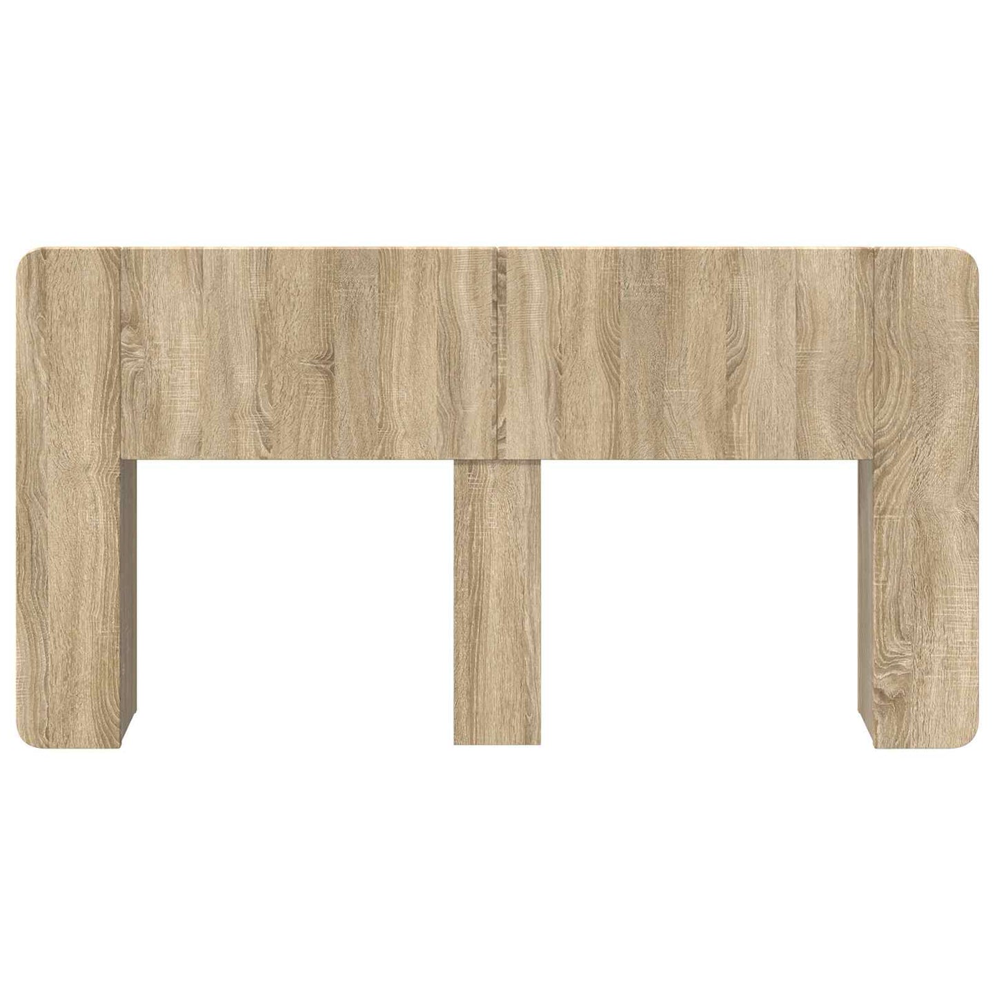vidaXL Headboard Cabinet with Storage Sonoma Oak Engineered Wood