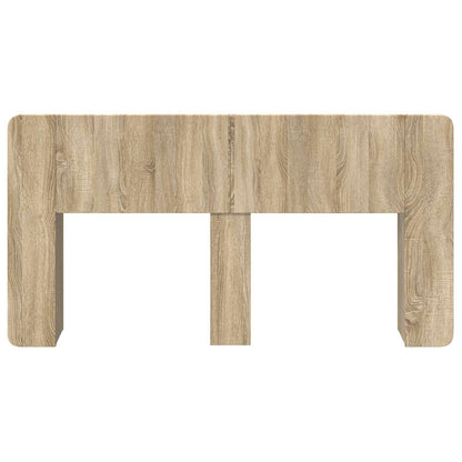 vidaXL Headboard Cabinet with Storage Sonoma Oak Engineered Wood