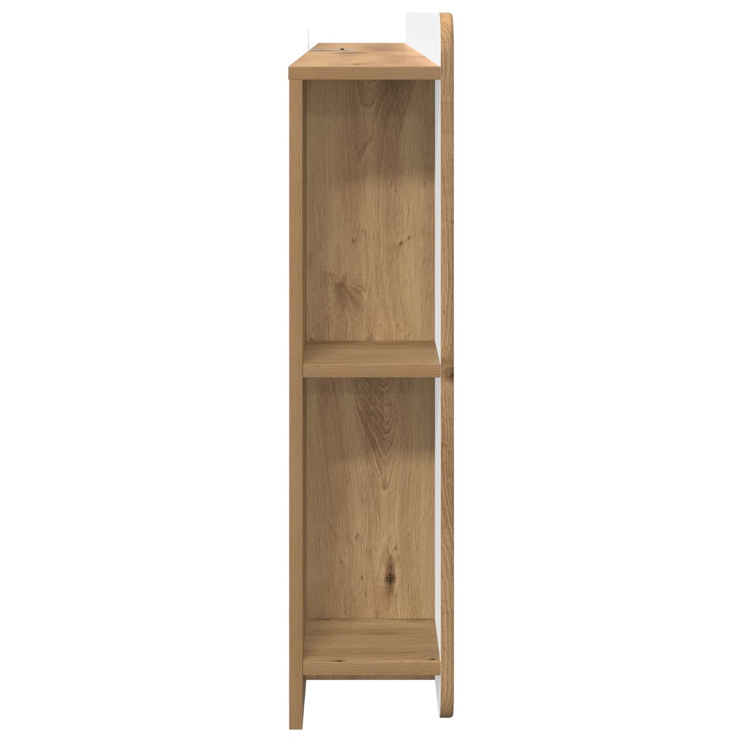 vidaXL Headboard Cabinet with Storage Artisan Oak Engineered Wood