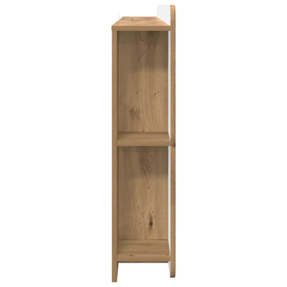 vidaXL Headboard Cabinet with Storage Artisan Oak Engineered Wood