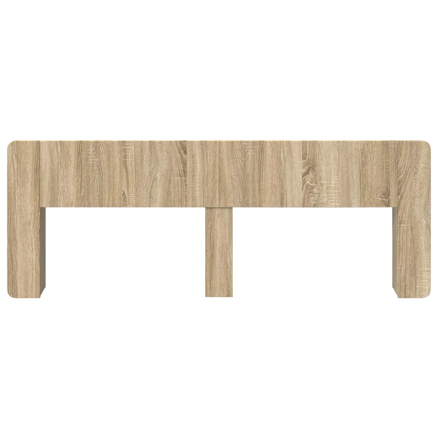 vidaXL Headboard Cabinet with Storage Sonoma Oak Engineered Wood