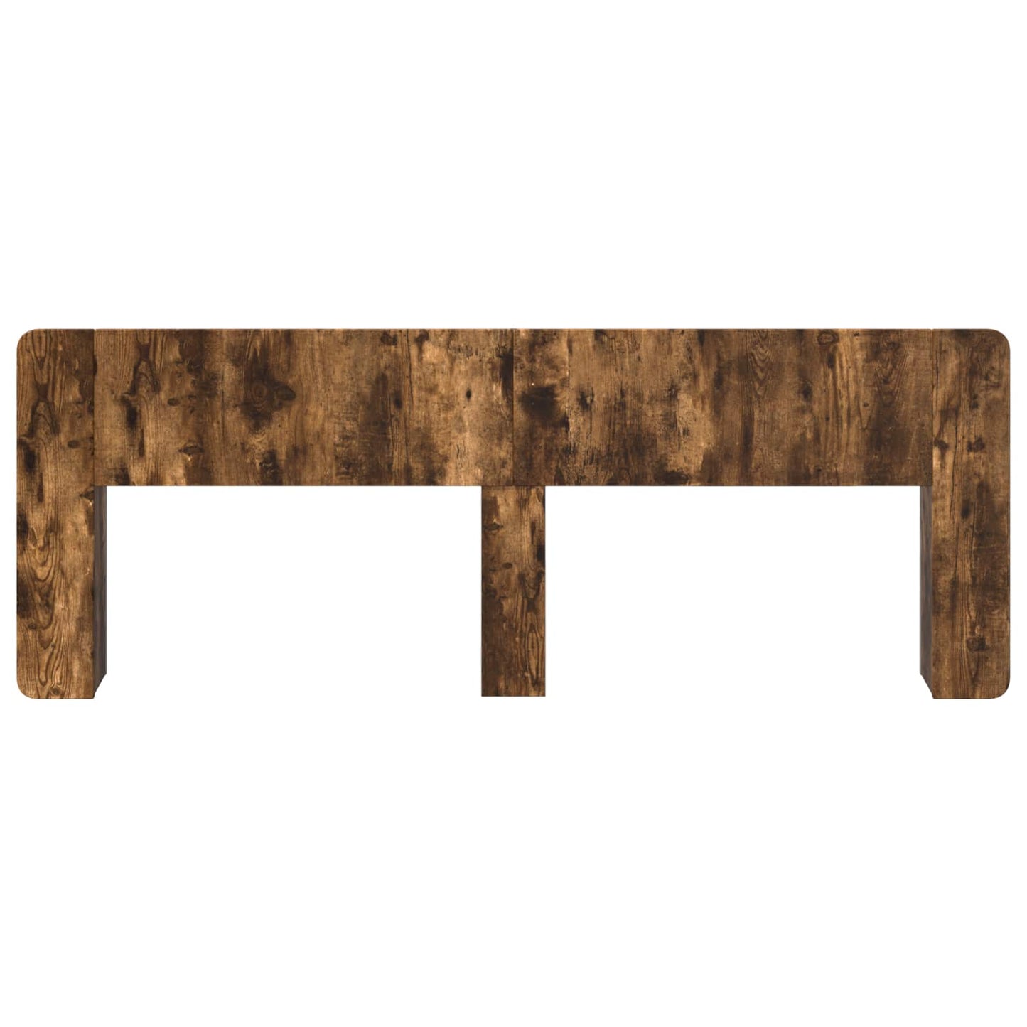 vidaXL Headboard Cabinet with Storage Smoked Oak Engineered Wood