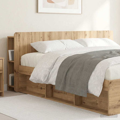 vidaXL Headboard Cabinet Artisan Oak 180 cm Engineered Wood