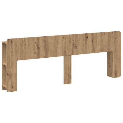 vidaXL Headboard Cabinet Artisan Oak 180 cm Engineered Wood