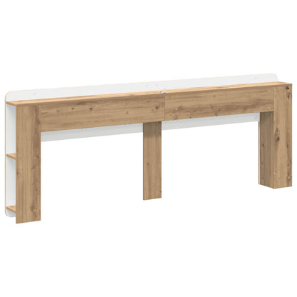 vidaXL Headboard Cabinet Artisan Oak 180 cm Engineered Wood