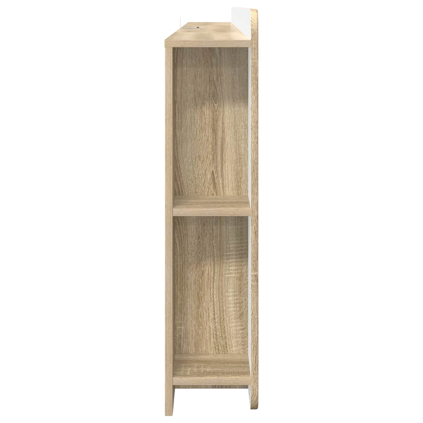 vidaXL Headboard Cabinet with Storage Sonoma Oak Engineered Wood