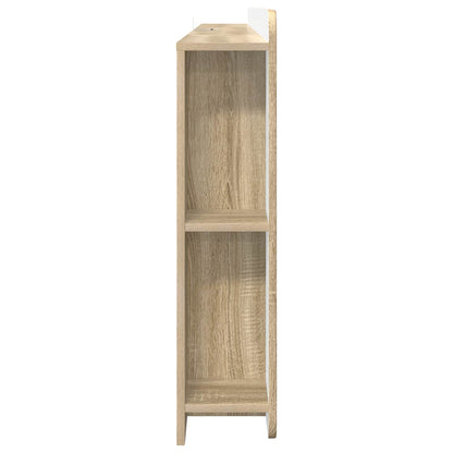 vidaXL Headboard Cabinet with Storage Sonoma Oak Engineered Wood