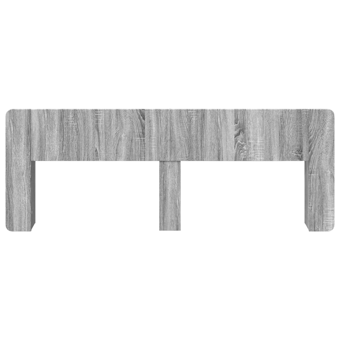 vidaXL Headboard Cabinet with Storage Grey Sonoma Engineered Wood