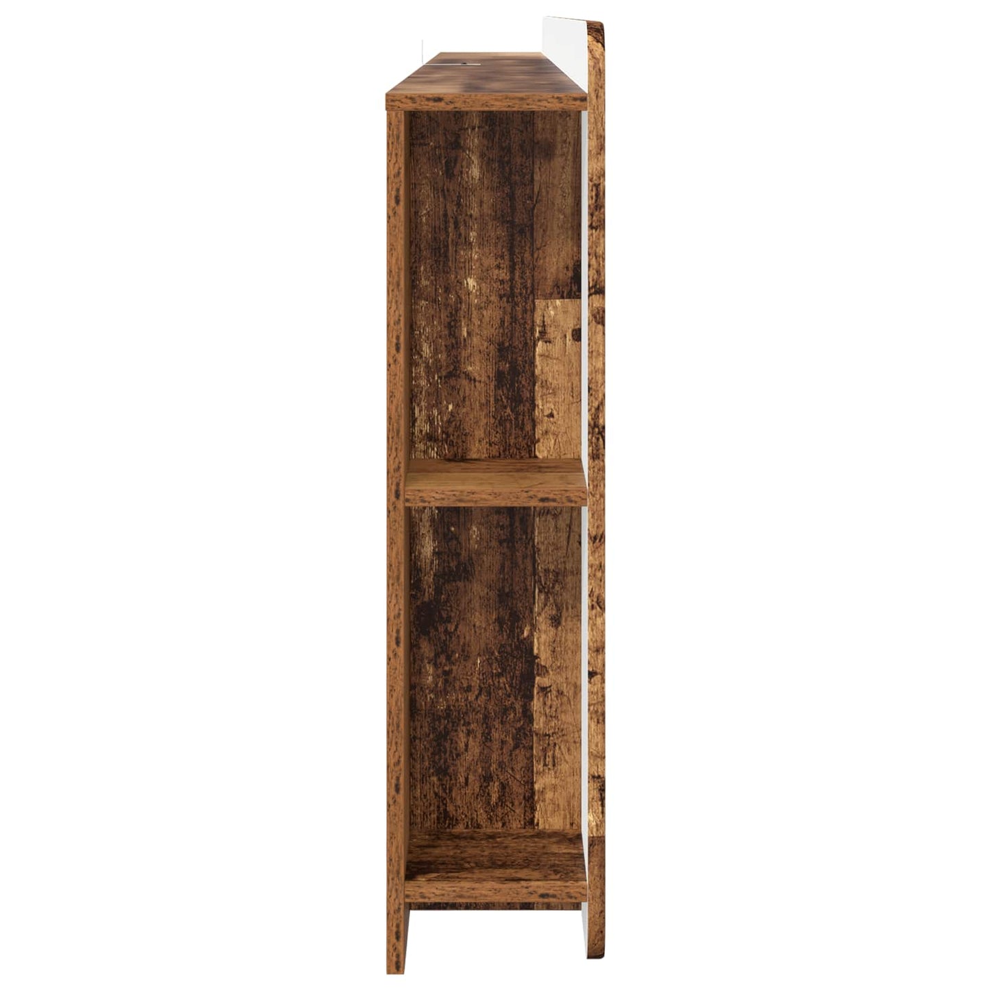 vidaXL Headboard Cabinet with Storage Old Wood Engineered Wood