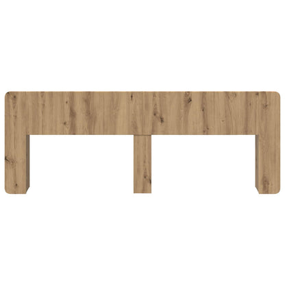 vidaXL Headboard Cabinet Artisan Oak 200 cm Engineered Wood
