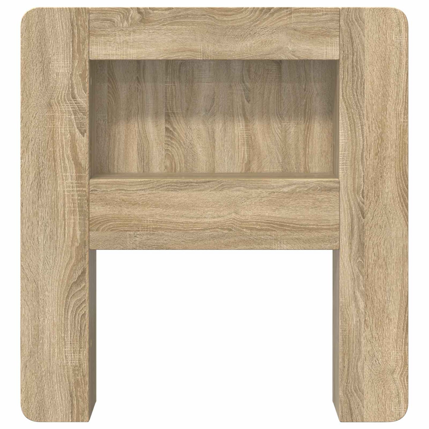 vidaXL Headboard Cabinet with Storage Sonoma Oak Engineered Wood